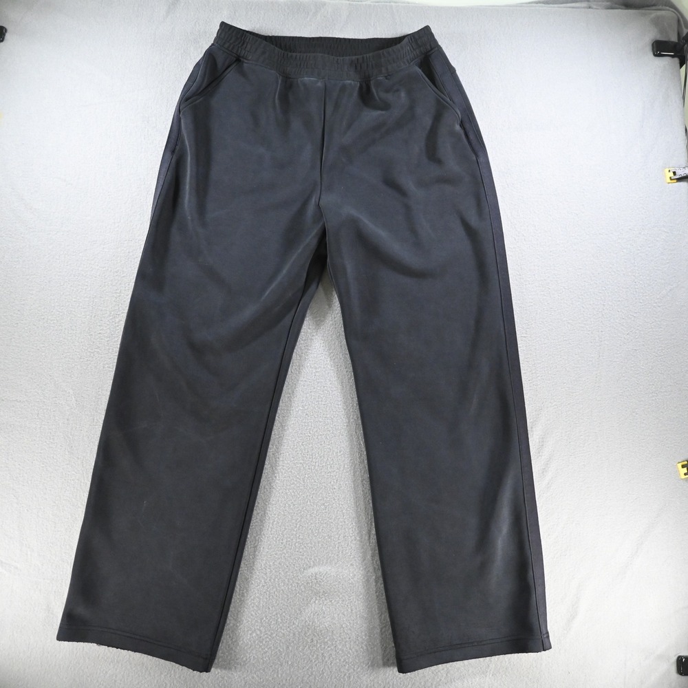 Lilly Pulitzer Womens 014550 Wide Leg Lounge Pants Large Black